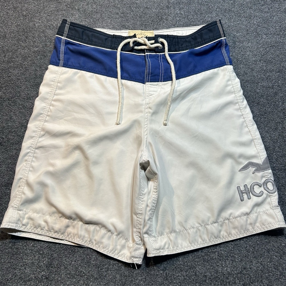 Hollister Surf Board Shorts Men M Swim Trunks Vintage Retro Beach Skater Y2K
